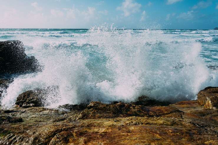 WORK OF WIND AND SEA-WAVES