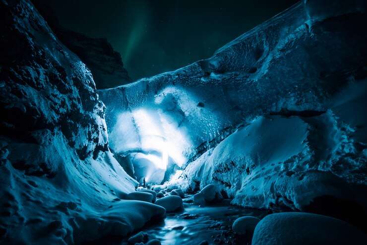 WORK OF GLACIER AND UNDERGROUND WATER