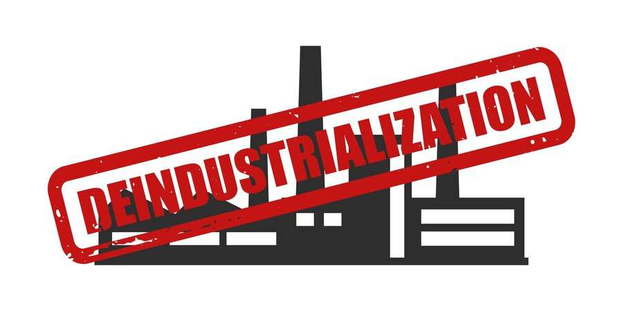 Drain theory and Deindustrialization